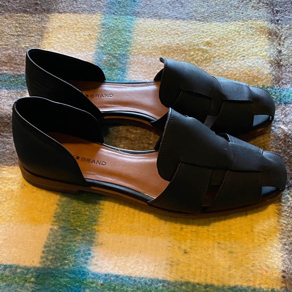 Lucky Brand Black Women's D'Orsay Flats
